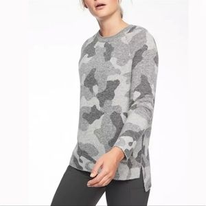 Athleta Camo sweater